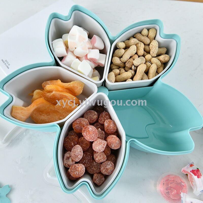 Creative plant, flower and fruit box with lid, large-capacity lazy person snack storage box Specification image