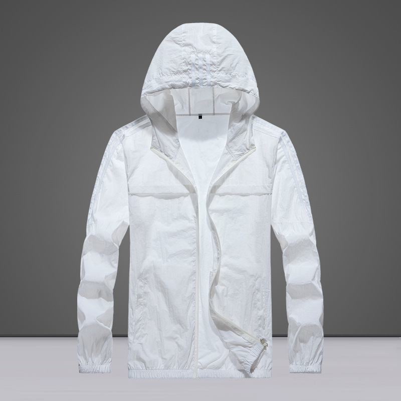 2020 new style sun-protective clothing for men, summer fishing wear, men's ultra-thin breathable sun-protective shirt, outdoor skin care jacket