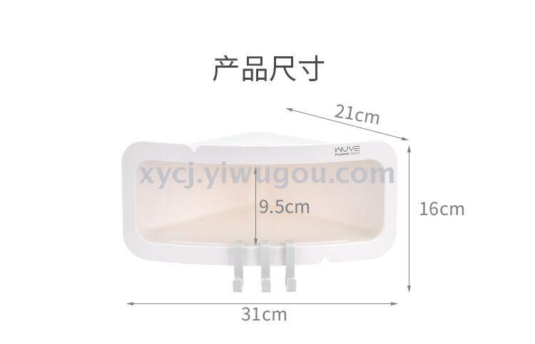Bathroom triangular storage rack, bathroom corner rack, toilet, body wash triangular basket Application Scenario