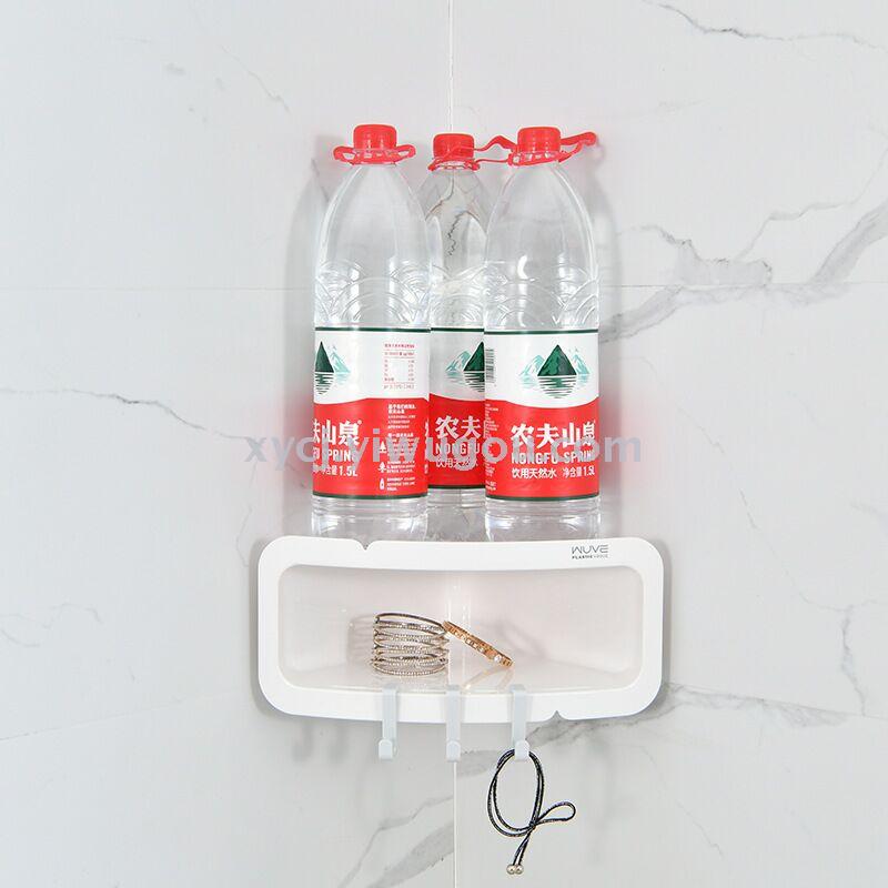 Bathroom triangular storage rack, bathroom corner rack, toilet, body wash triangular basket Specification image