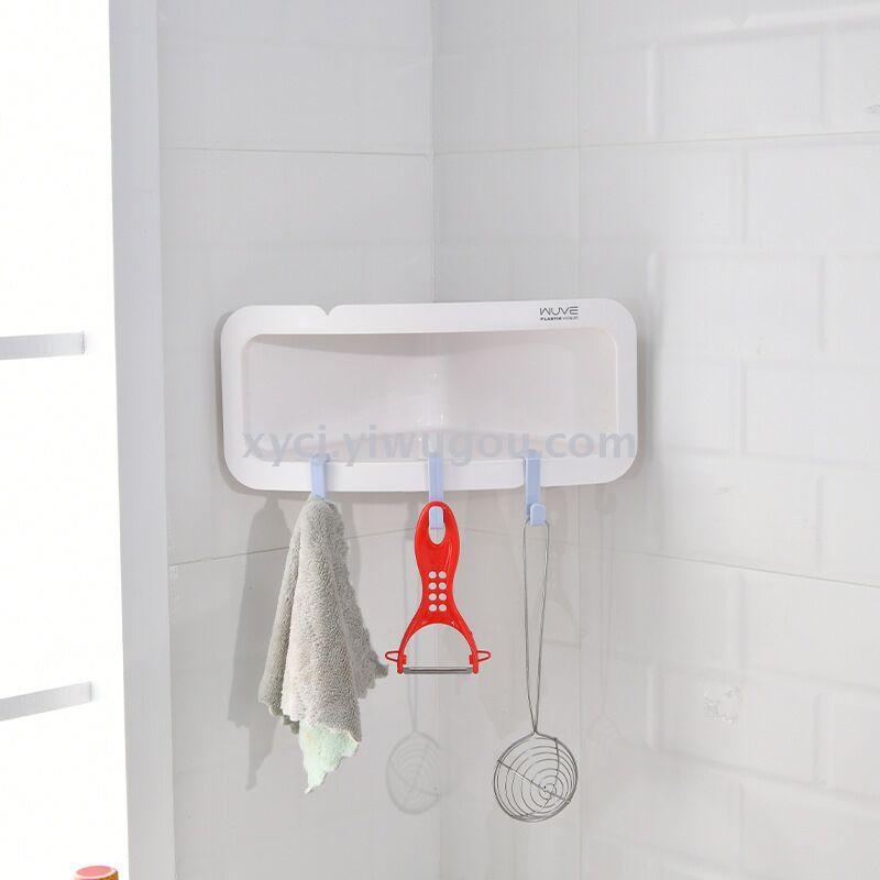 Bathroom triangular storage rack, bathroom corner rack, toilet, body wash triangular basket details Picture