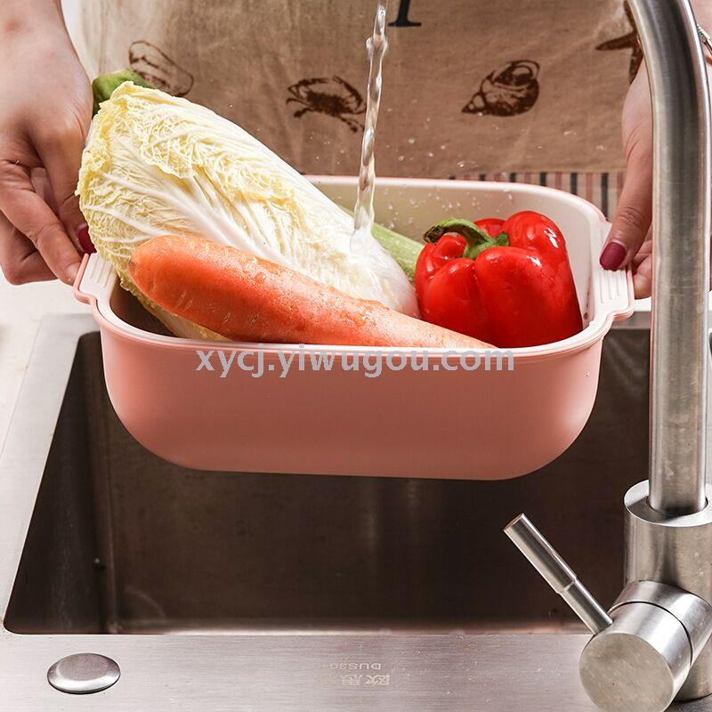 Nordic pink and blue creative vegetable and fruit baskets Specification image