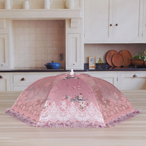 2020 new folding food cover Home table cover fly proof vegetable cover rectangular vegetable umbrella round food cover