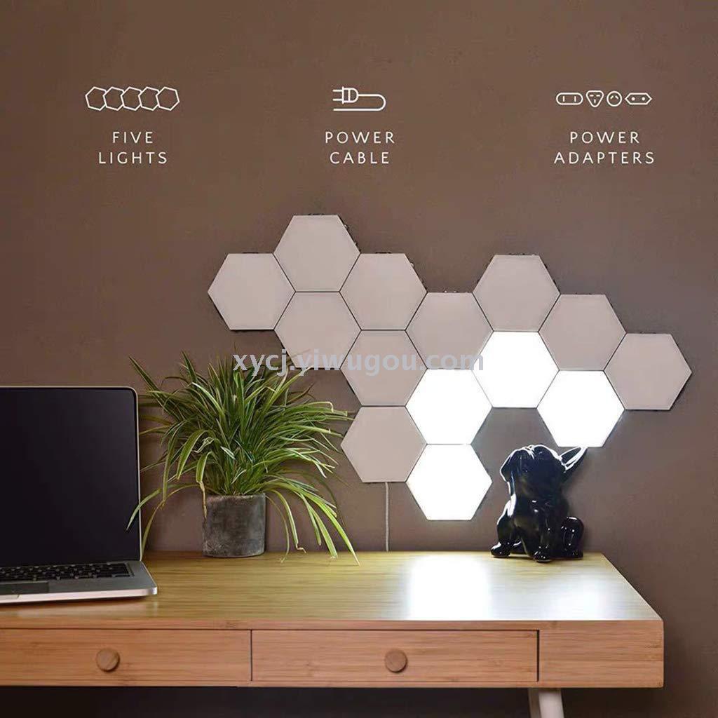 Hexagonal peak nest hand touch light