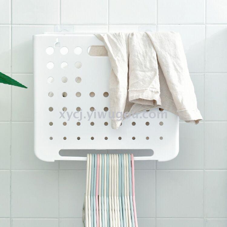 Wall-mounted foldable dirty clothes basket details Picture