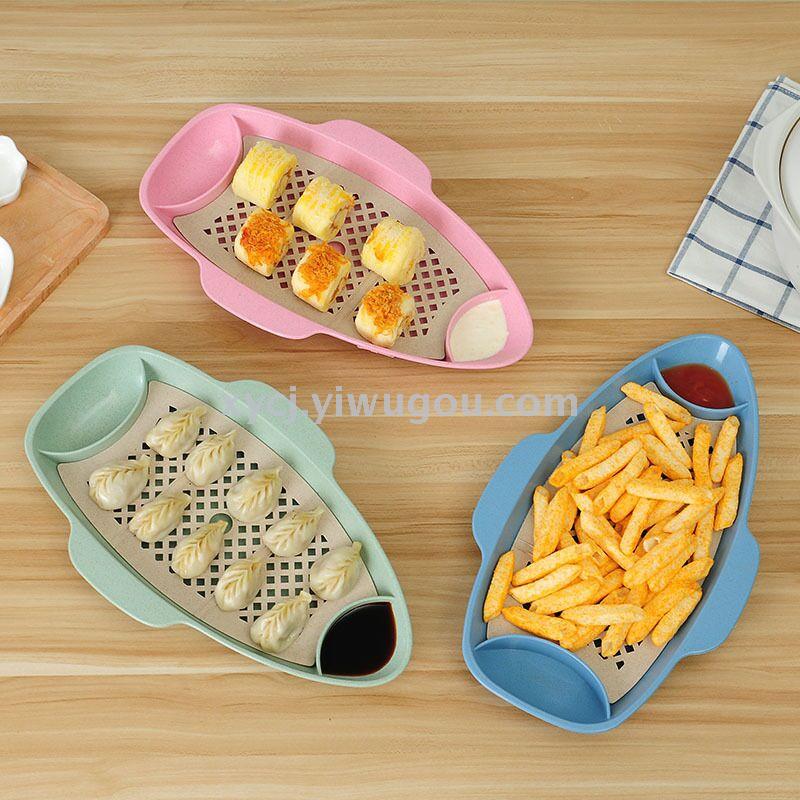 小麦秸秆饺子盘