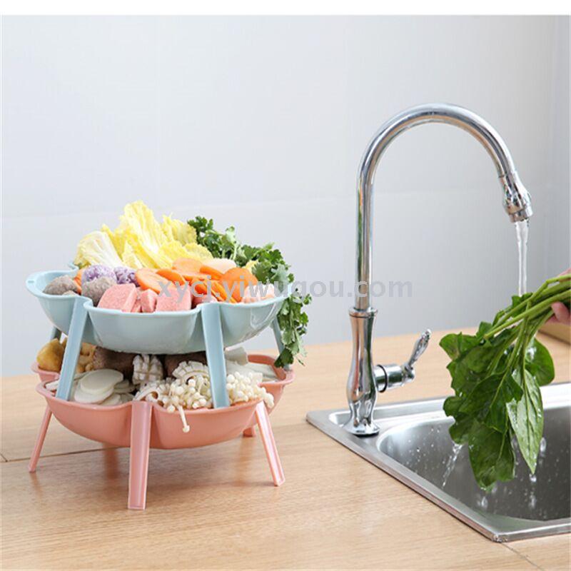 طبق الفواكه متعدد الطبقات قابل للتكديس Specification image