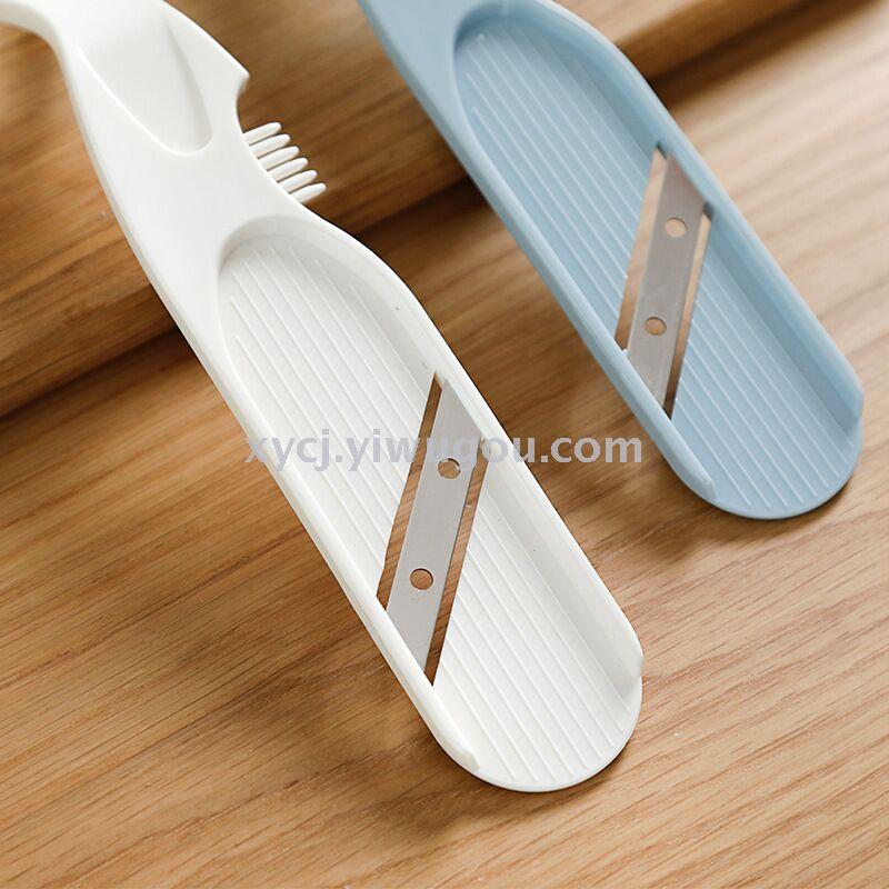Scallion cutter, multi-functional scallion shreds cutter, magic scallion shreds knife, scallion shreds scraper details Picture