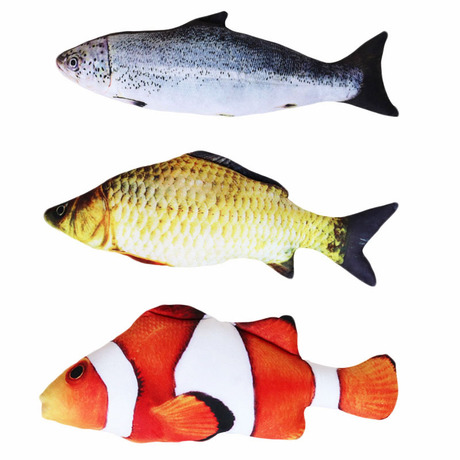 Amazon's same style electric fish, simulated fish, Douyin's same style mint fish, pet cat fish, factory direct sales details Picture