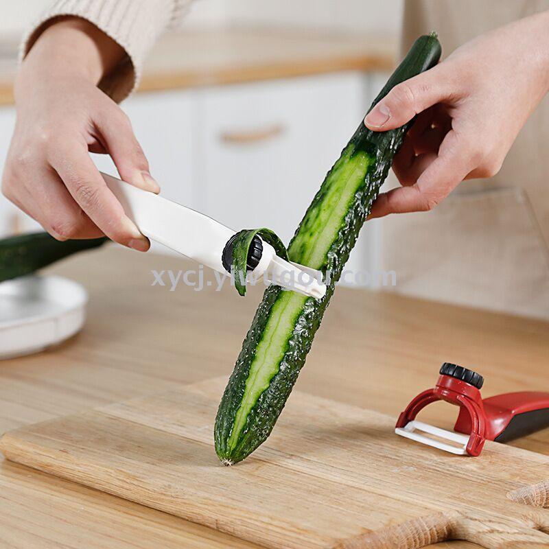 Multi-functional 180-degree rotatable blade peeler for fruits and apples details Picture