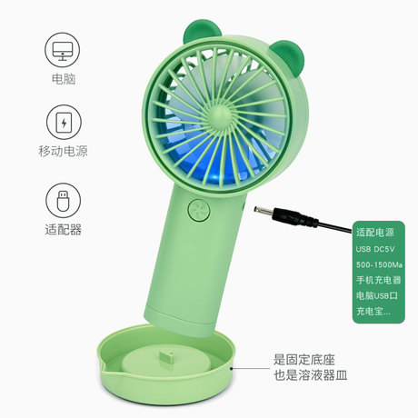 Factory direct sales of usb fans, electric bubble blowers, cartoon mini fans, children's toy fans, 2022 new models Application Scenario