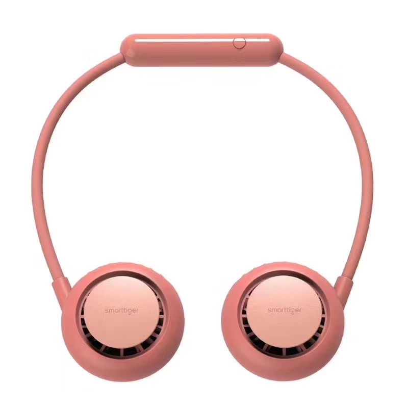 2022 New Creative Mini Fan, neck-hanging small fan, lazy USB outdoor sports portable student fan full figure