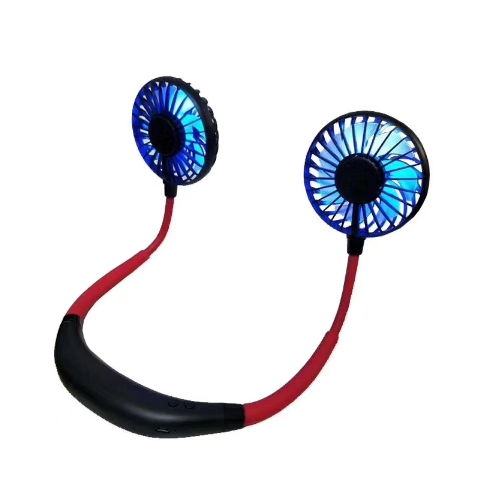 The new best-selling lazy fan is being supplied normally on e-commerce platforms. The third-generation best-selling neck-hanging fan with a light and aroma diffuser is selling well full figure