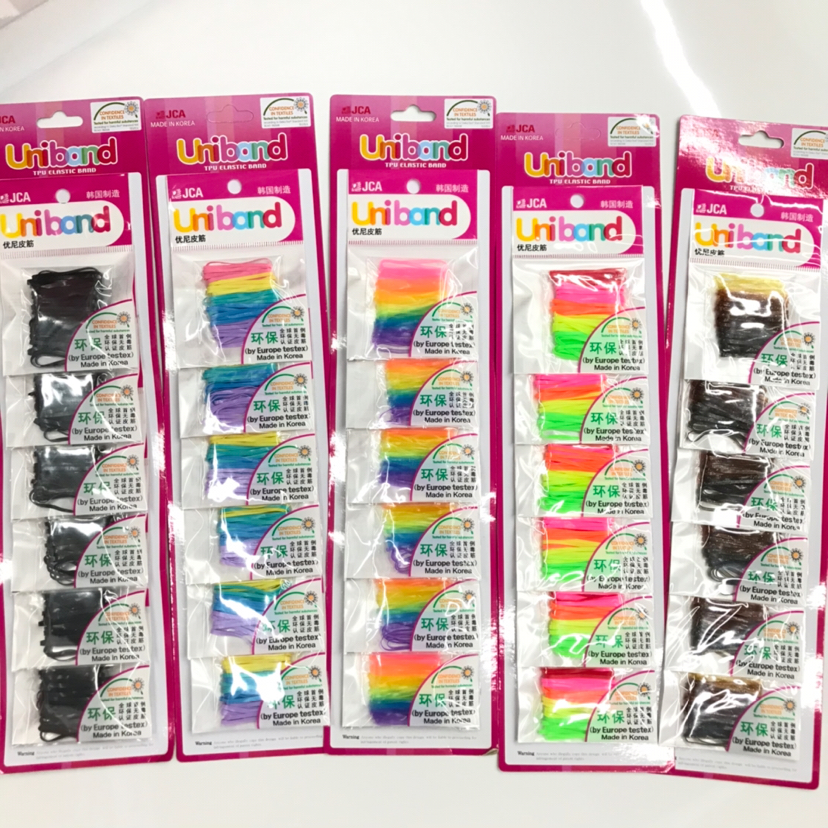 韩国进口优尼皮筋非一次性皮筋儿童皮筋不缠头发可以用很多次