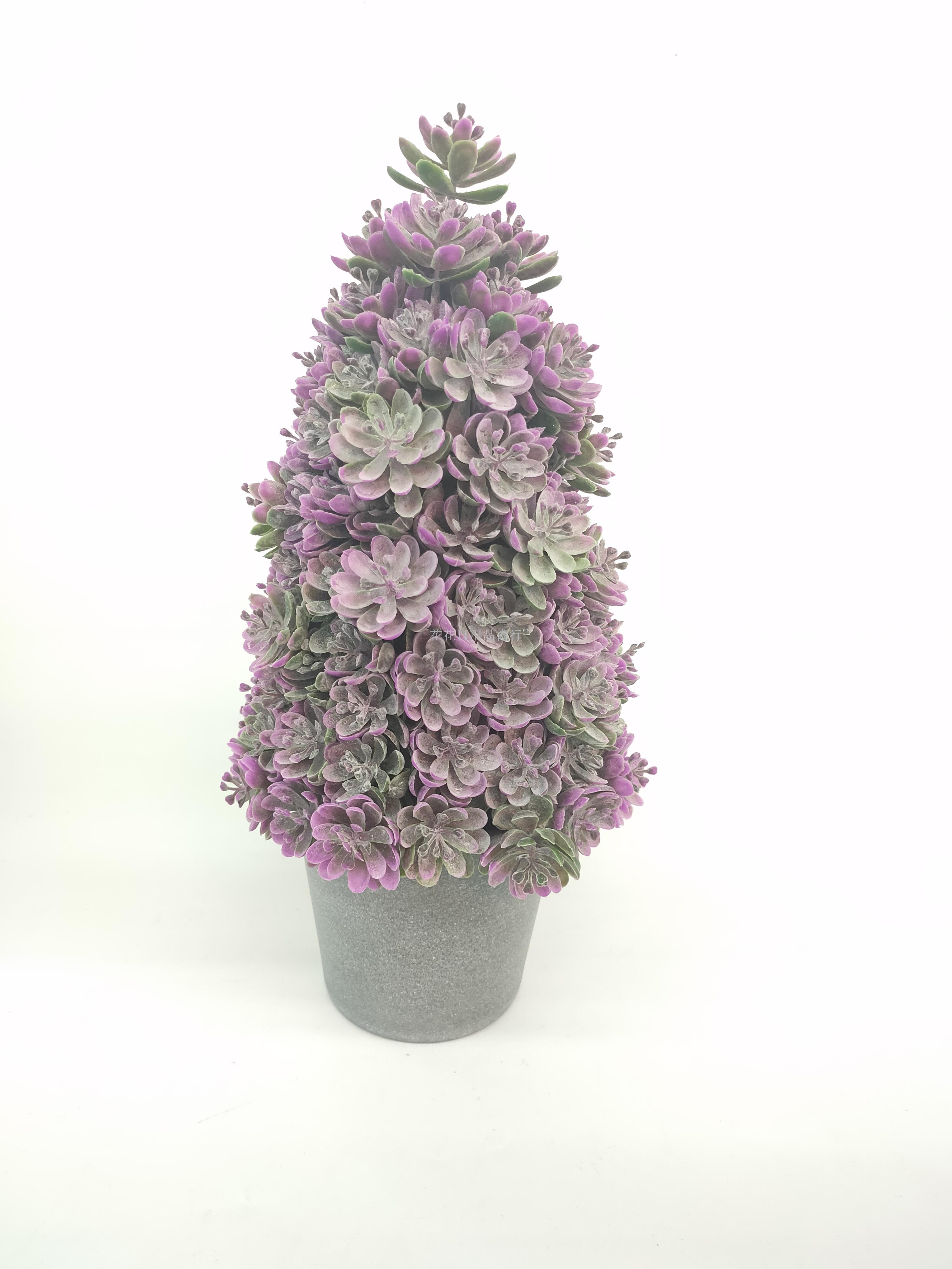 仿真盆栽实物图