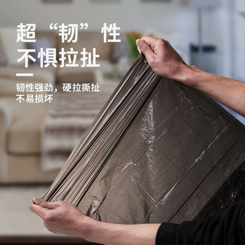 Wholesale of disposable garbage bags with mixed color plastic bags, drawstring, hand-held garbage classification, for household storage Specification image