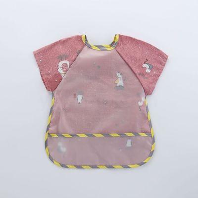 New summer collection of anti-dirt, thin, sleeveless baby bibs, food pockets, saliva pockets and drawing clothes for babies Application Scenario
