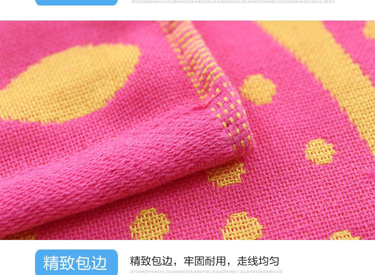 New baby double-layer square towels for direct sale, gauze double-layer square towels, soft, absorbent and breathable towels, small square towels Item Picture