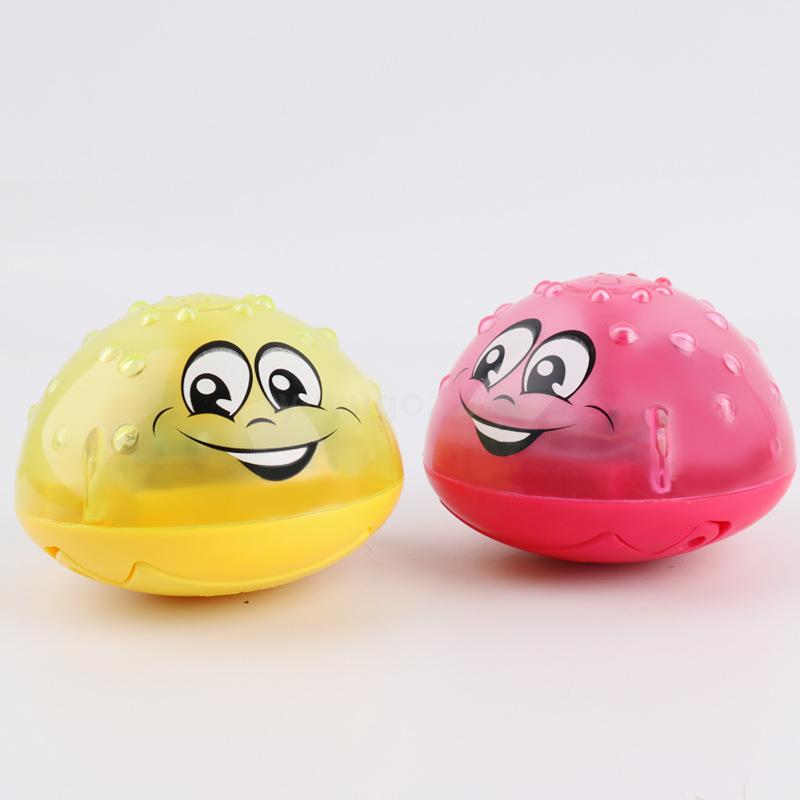 Baby and toddler children, bathroom water play, bathing toys, electric sensor water spray balls, lights and music Specification drawing