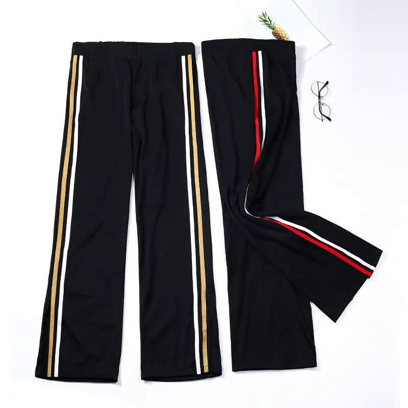2020 new wide-leg pants for women, high-waisted, drape, versatile loose long pants, straight-leg pants, thin spring and summer pants, Korean version Item Picture