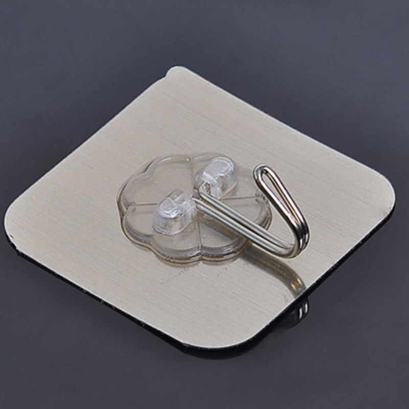 Metal wire brushed hook adhesive, seamless magic adhesive, bathroom and kitchen waterproof, super strong load-bearing hook wholesale Application Scenario