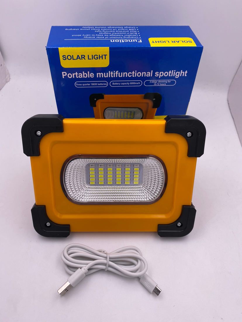 Charging work light Outdoor emergency work light solar work light