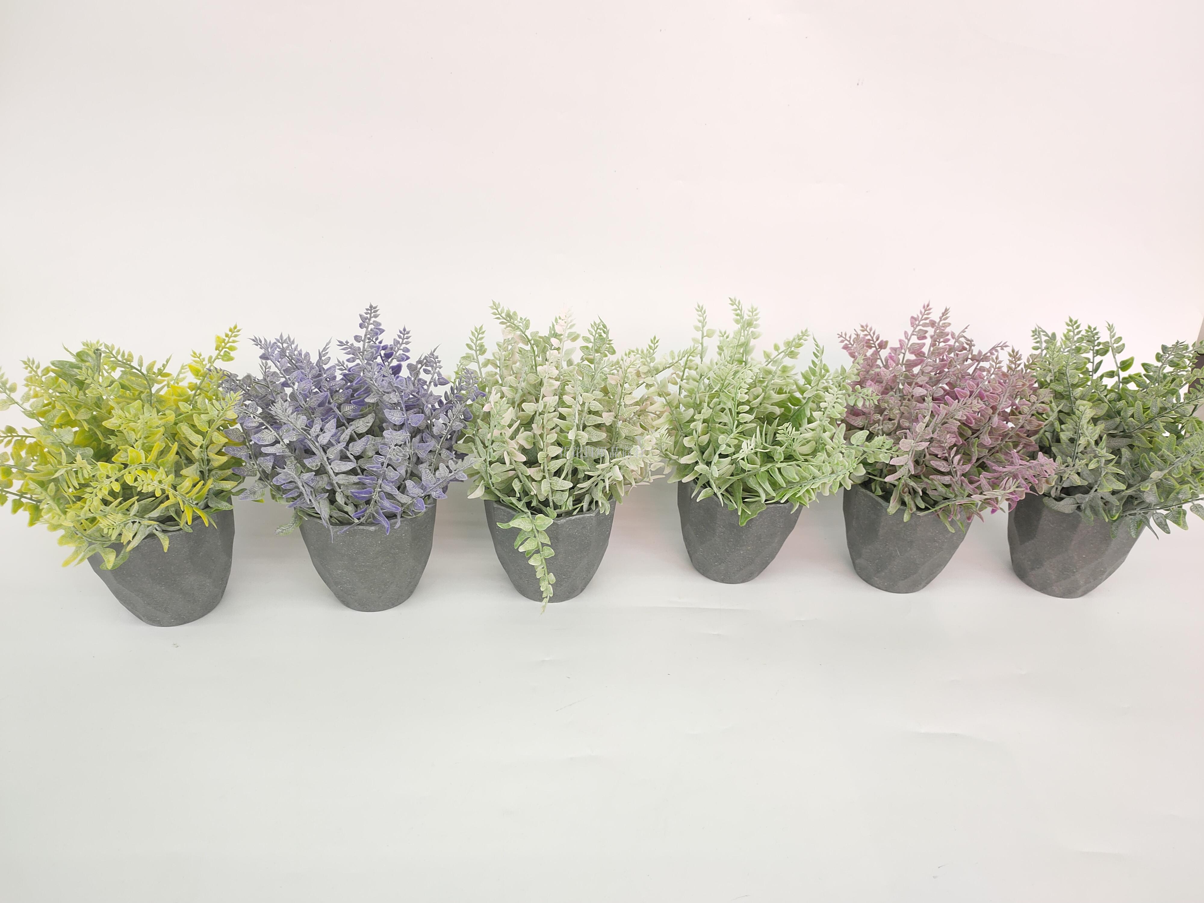 Ground arenaceous basin adds Persian leaf simulation flower of Europe type to live in adornment false flower