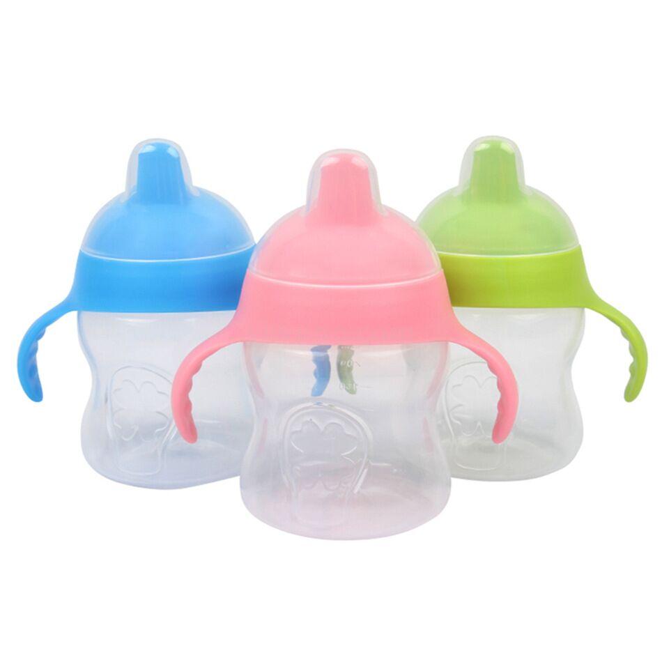 Bebé aprende a beber taza duckbill taza de entrenamiento de bebé