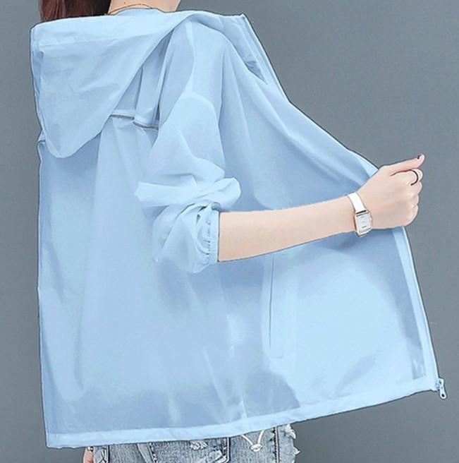 Women's UV protection short summer sun-protective clothing, loose and versatile thin top coat Application Scenario