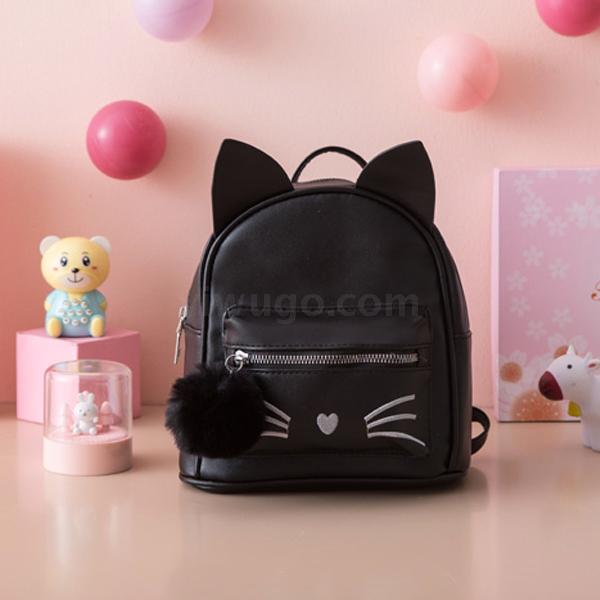 Nuevo estilo lindo gato mujer mochila casual impermeable PU animal mochila 3D estereoscópica niños mochila escolar Application Scenario