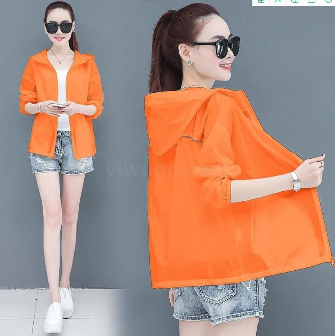 Women's UV protection short summer sun-protective clothing, loose and versatile thin top coat Item Picture