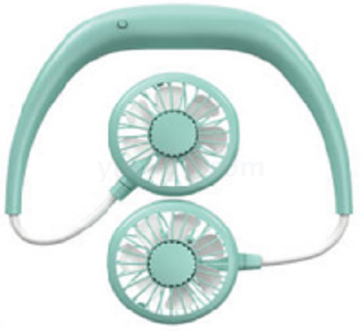 New lazy person's third-generation three-speed light neck fan, handheld mini usb charging factory direct sales full figure