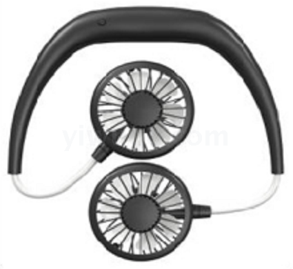 New lazy person's third-generation three-speed light neck fan, handheld mini usb charging factory direct sales Specification drawing
