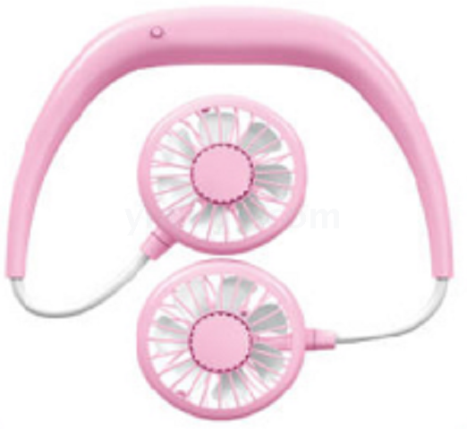 New lazy person's third-generation three-speed light neck fan, handheld mini usb charging factory direct sales Item Picture