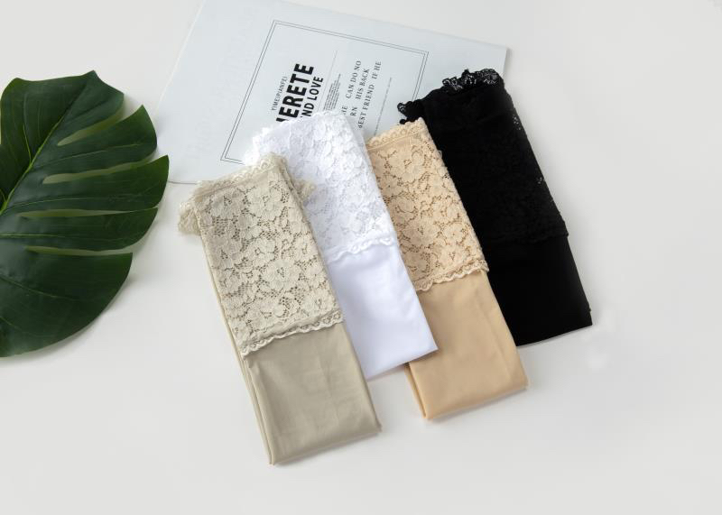 Small rose lace silk and ice skating silk sleeve sleeves