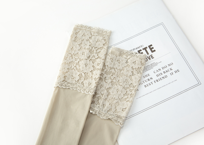 Small rose lace silk and ice skating silk sleeve sleeves details Picture