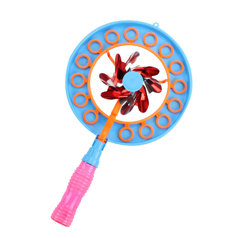 Windmill bubble machine, children's toy wholesale, bubble stick, bubble blower, new seven-color bubble windmill, Douyin style Item Picture