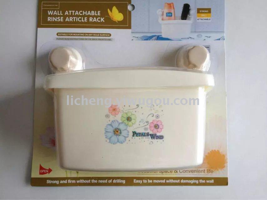 Bathroom products suction cup storage rack, bathroom storage rack Specification image