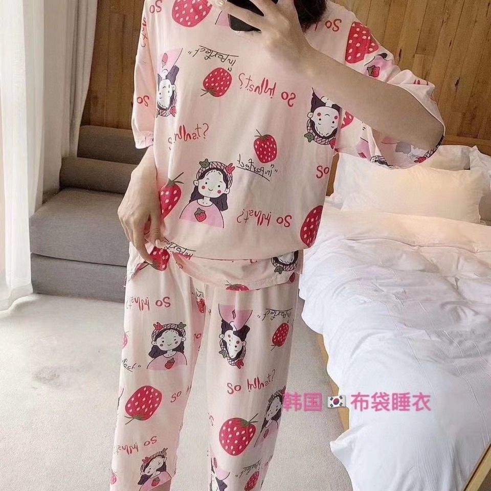 Baguette pajamas, a super cute and youthful home wear for women in the summer of 2020, are all Internet celebrities Specification image