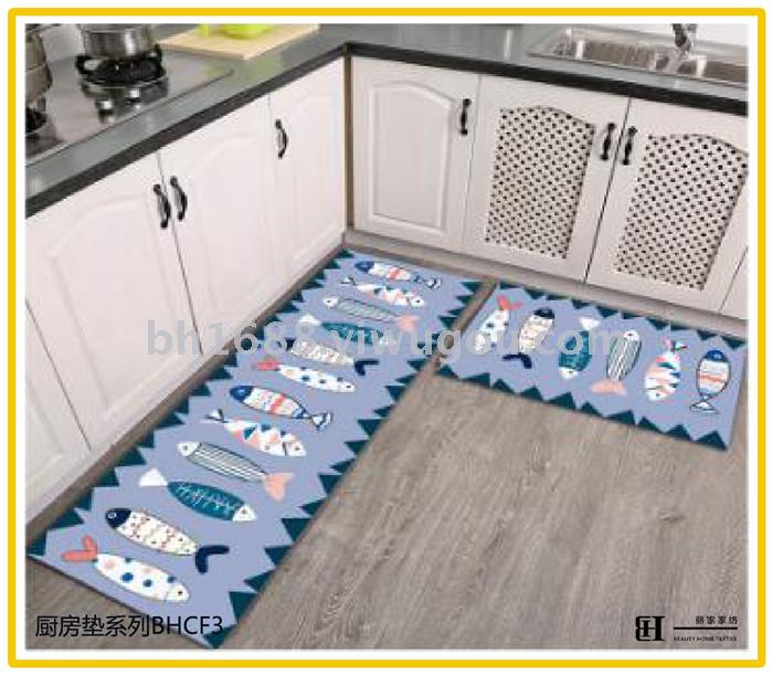 批发防滑防油防水厨房垫家用脚垫进门口垫浴室卫生间地垫