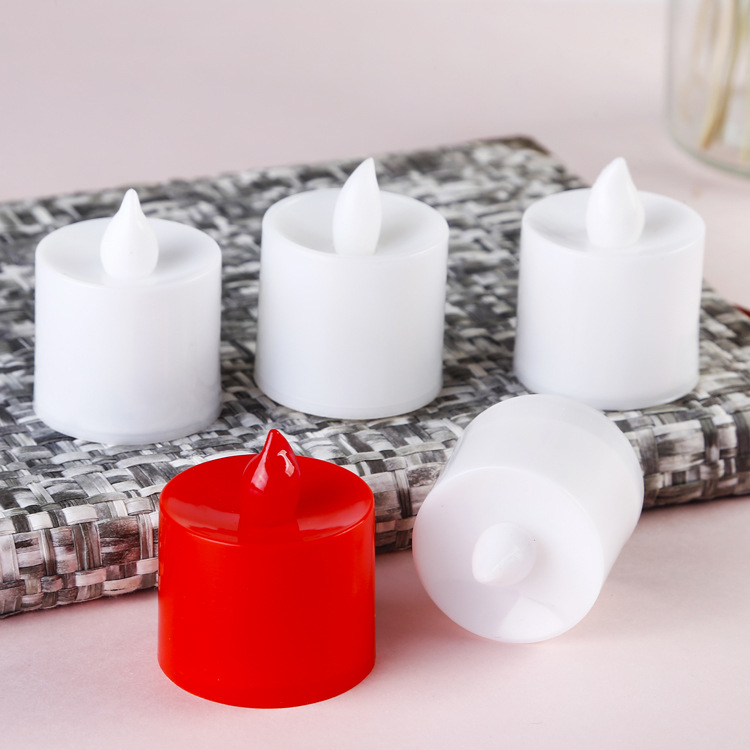 Electronic LED flickering light creative wedding candles proposal Birthday venue arrangement decorative craft candles