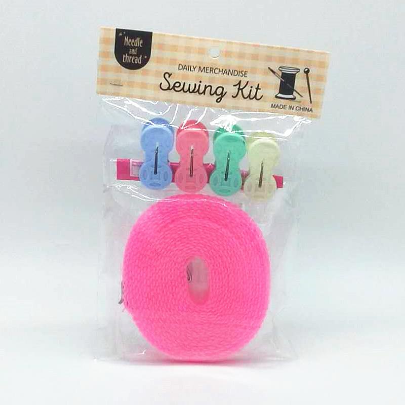 Sunshine Department Store hanging card, windproof rope, clothes drying rope, clip, plastic clip, two-piece set of windproof rope and clip details Picture