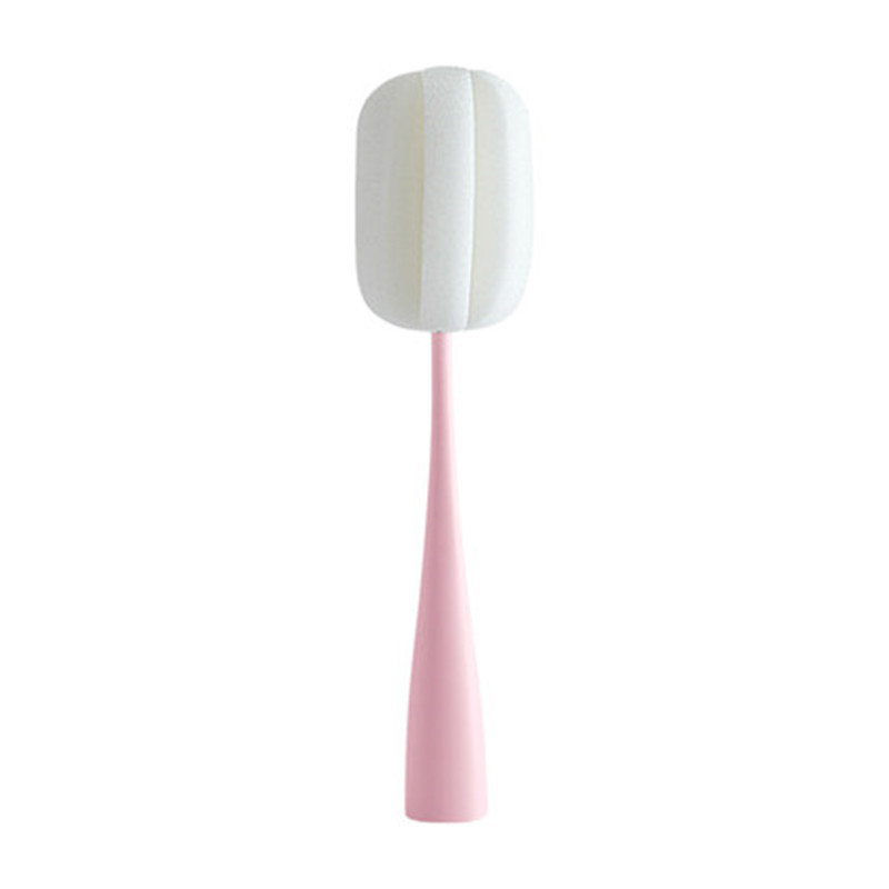 Vertical sponge cup brush for cleaning thermos cups, baby bottles and glass cups. Thickened plastic sponge cup brush Item Picture