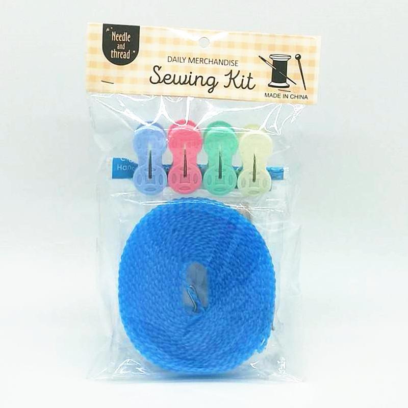 Sunshine Department Store hanging card, windproof rope, clothes drying rope, clip, plastic clip, two-piece set of windproof rope and clip