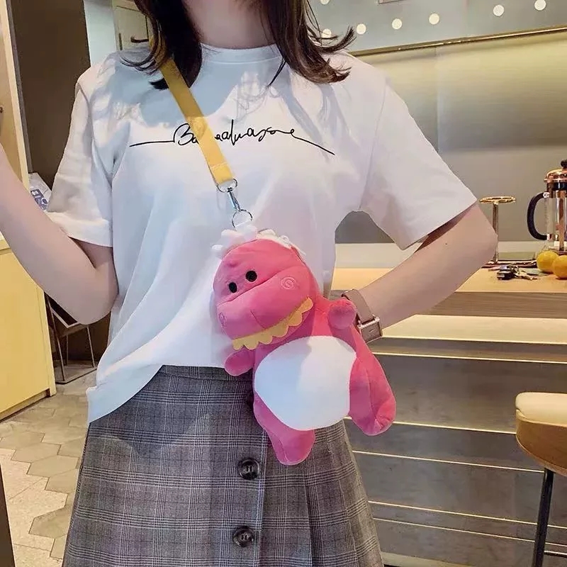 New cartoon and cute dinosaur backpacks, plush bags, figurines, women's crossbody bags and children's dolls are selling well Specification drawing