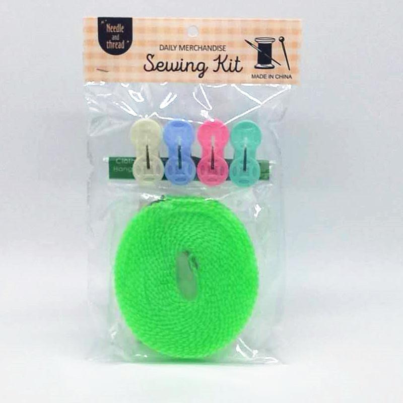Sunshine Department Store hanging card, windproof rope, clothes drying rope, clip, plastic clip, two-piece set of windproof rope and clip Specification image