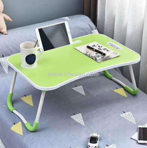 Injection molded plastic surface laptop desk on bed foldable lazy little desk Study desk in student dormitory