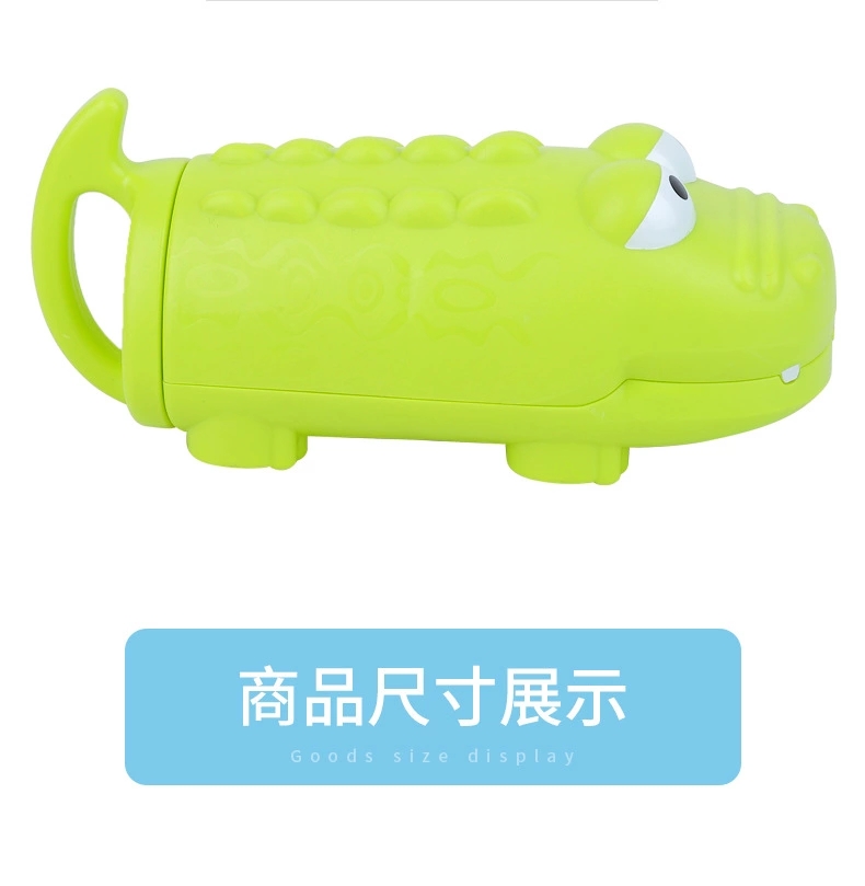 Factory direct sales: Summer swimming pool water play children's best-selling pull-out crocodile shark water pump gun small water gun toy Application Scenario