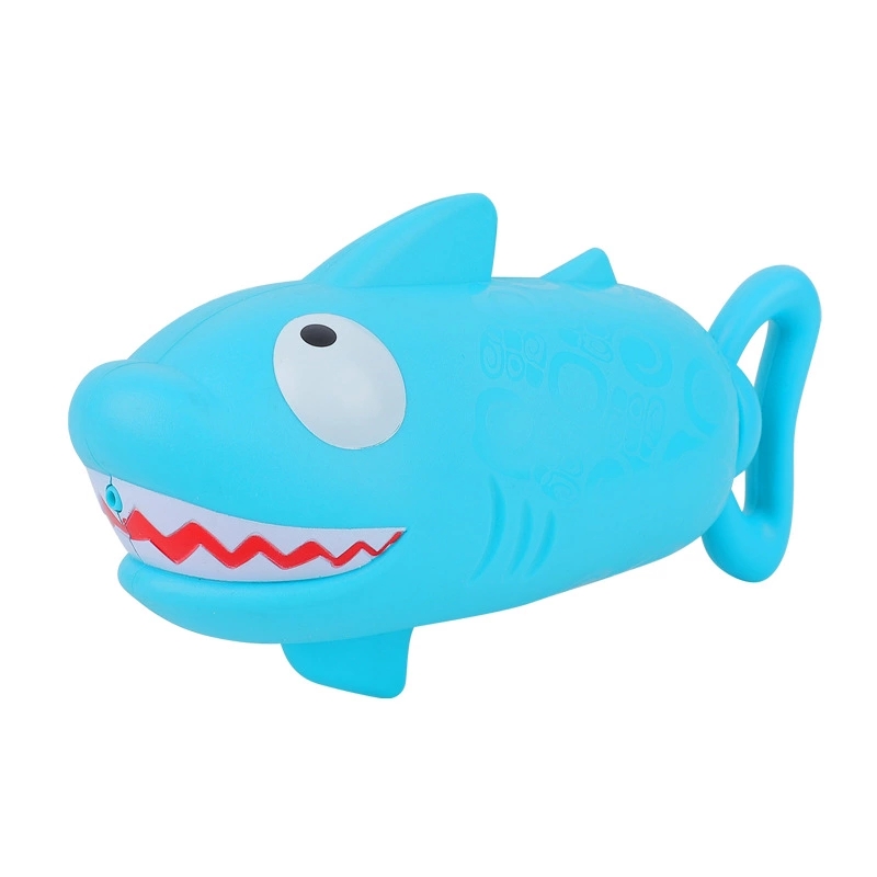 Factory direct sales: Summer swimming pool water play children's best-selling pull-out crocodile shark water pump gun small water gun toy Item Picture