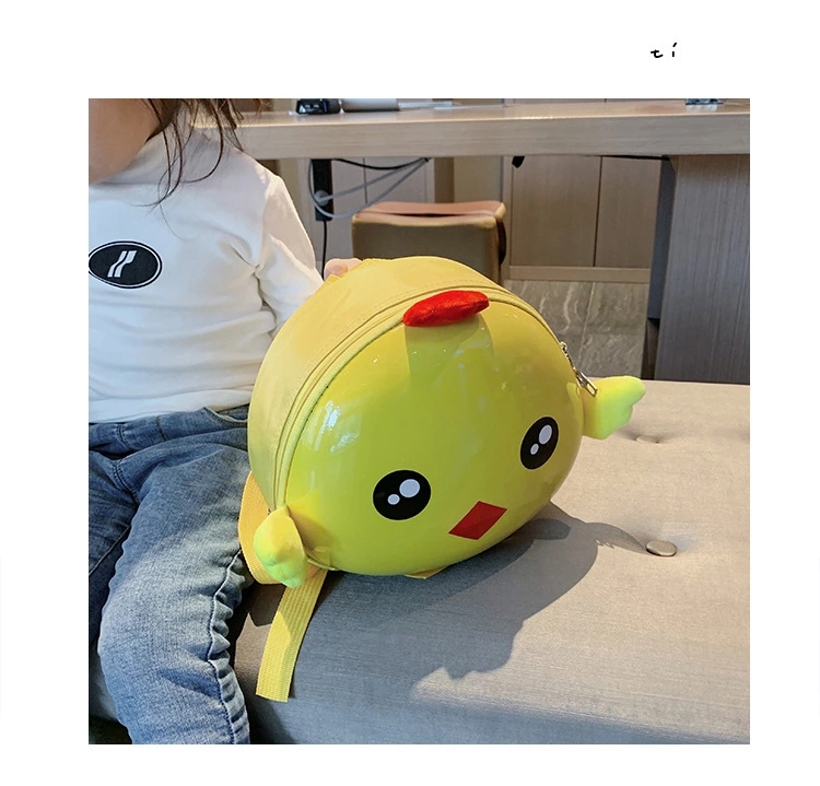 Wholesale anti-wandering children's schoolbags for kindergartens, summer baby small backpacks for boys and girls, cartoon eggshells to reduce burden on both shoulders Application Scenario